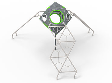 PlayCubes Pictor playground climbing unit